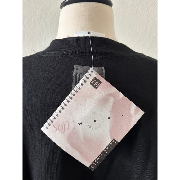 Vintage 1992 ICONZ Sweatshirt XL NWT Softwear Collection Parody Tech Crewneck - Picture 6 of 12